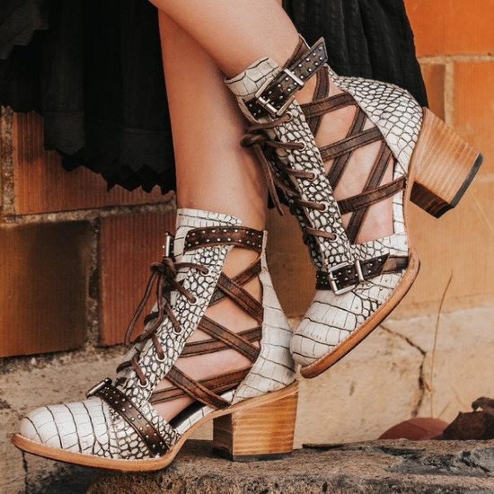 Freebird Cheyenne Croc boot.